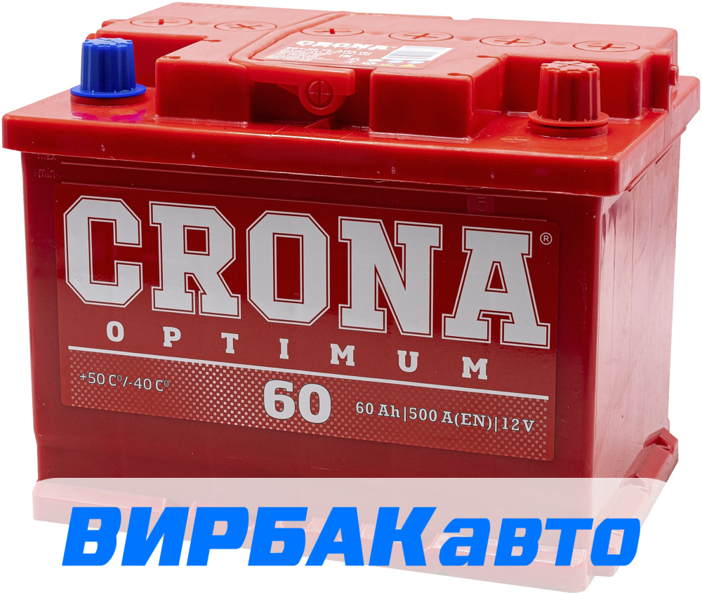 Аккумулятор CRONA 60 Ач 500 А прямая